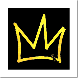 king crown basquiat Posters and Art